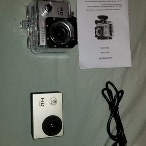 2 off brand Gopro like hd cameras